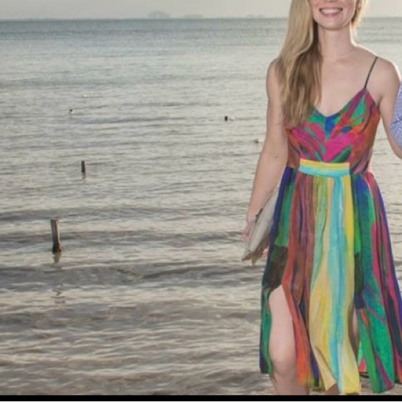 Amanda Uprichard - Silk Bird of Paradise Dress - Picture 1 of 7